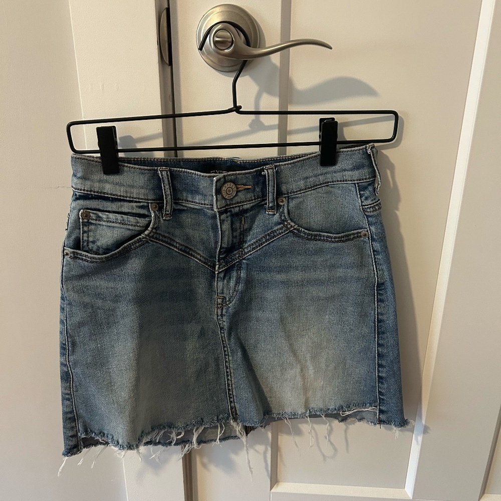 Express Denim Mini Skirt
